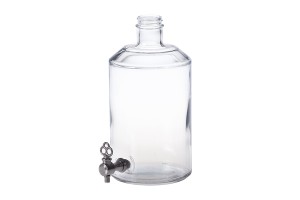 Glasflasche 1000 ml für Parfums mit Halterung für einen Flaschenhahn (wählen Sie den Wasserhahn aus dem Zubehör)*-3