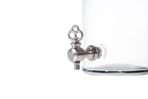 Glasflasche 1000 ml für Parfums mit Halterung für einen Flaschenhahn (wählen Sie den Wasserhahn aus dem Zubehör)*-5