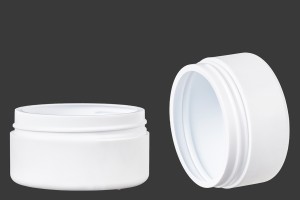 Cremedose aus Kunststoff 250ml weiß oder transparent-2