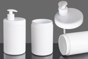 Petit pot blanc en plastique de 1000ml-εικόνα_σύνθεση