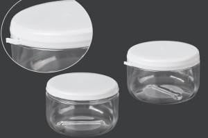 Kunststoffdose 180 ml mit weißem Deckel-3
