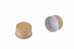 Aluminum pre-threaded screw cap with liner - 24x15 - in different colors