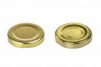 Metal Cap T.O. 43 in gold (with or without a seal button) - 20 pcs
