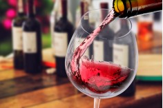 Ποτήρι κόκκινου κρασιού 250x80 mm