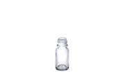 Γυάλινο μπουκαλάκι για αιθέρια έλαια 10 ml διάφανο με στόμιο PP18