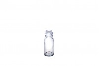 Glass Bottle for essential oils - transparent - 10 ml with mouth PP18