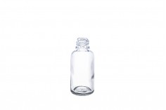 Bottle of olive oil 30 ml glass transparent