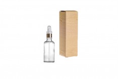 Flacon en verre pour huiles essentielles de 30 ml transparent avec bouchon PP18