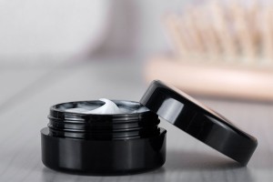 Pot en plastique pour crème de 5ml de couleur noire en lot de 12 pcs-imazh_grup