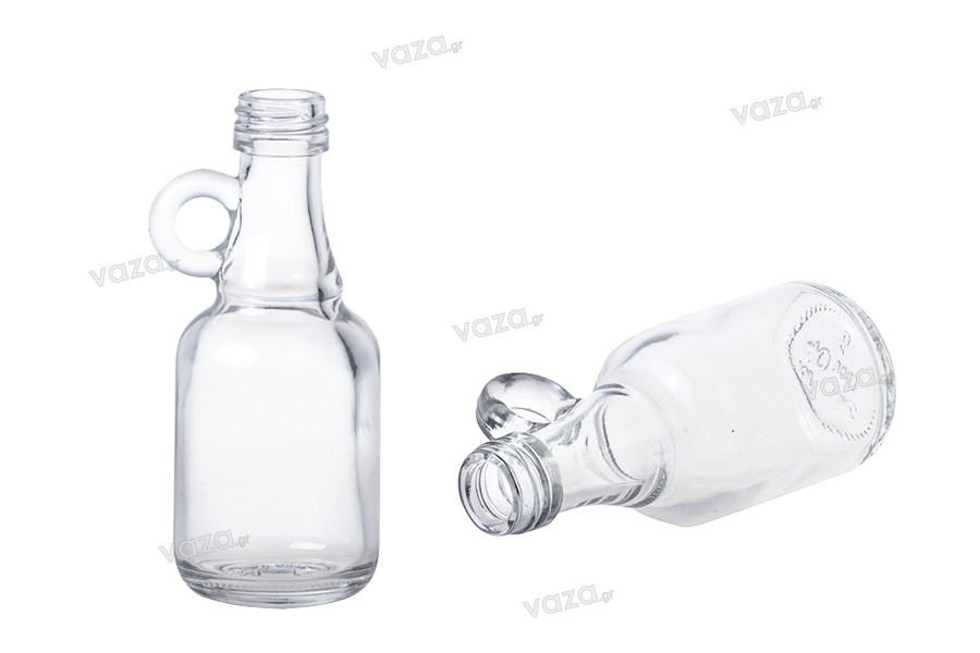 20 Pièce 40ml Petite Bouteille en Verre Fiole en Verre Mini