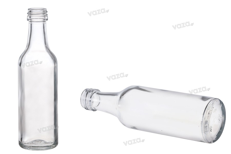 50ml small glass bottle for wedding or christening decoration