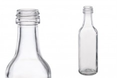 50ml small glass bottle for wedding or christening decoration