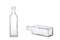 Mini 60ml marasca glass bottle for olive oil with PP18 mouth