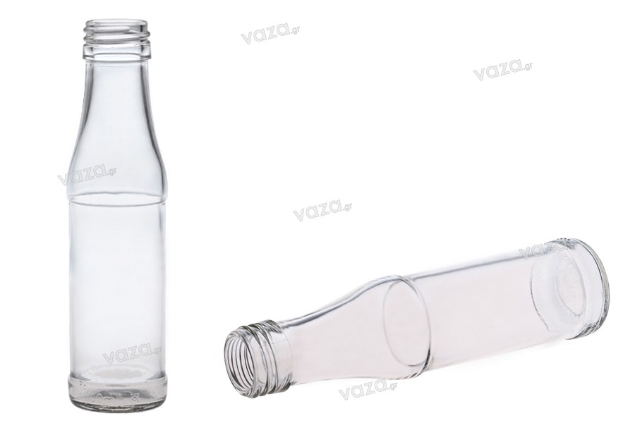 100ml mini glass liquor bottles with PP28 finish