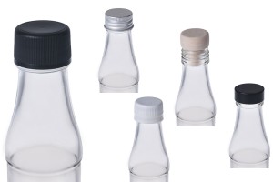 Kleine Flasche für Getränke 100 ml - PP 28-bildgruppe