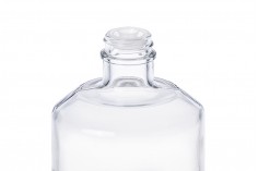 Μπουκάλι για αρώματα 500 ml, γυάλινο, κυλινδρικό με υποδοχή για βρυσάκι (επιλέξτε το βρυσάκι από τα συνοδευτικά)*