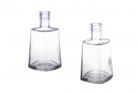 Stylish 500ml square glass bottle for olive oil and spirits