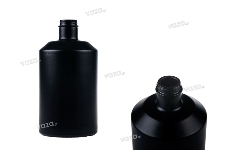 Bottiglia cilindrica nera 1000 ml Chiara *