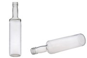 Bottiglia di vetro trasparente da 500 ml (PP 31,5) - confezione da 28 pezzi.