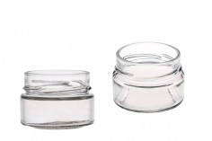 40ml cream glass jar, 58TO (deep) finish* - 30 pcs