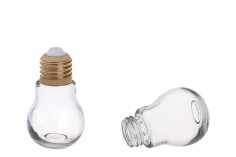 Bottiglia in vetro a forma di bulbo da 40 ml senza tappo
