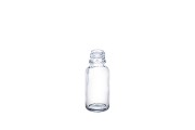 Γυάλινο μπουκαλάκι για αιθέρια έλαια 20 ml διάφανο με στόμιο PP18