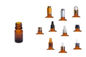 Braunglasflaschen für Ätherische Öle 5ml PP 18-5
