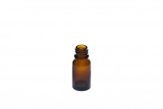 10ml amber glass bottle for essential oils with PP18 finish