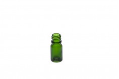 Flacone in vetro per oli essenziali 5 ml in colore verde con beccuccio PP18