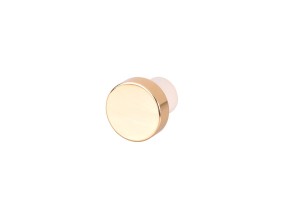 Synthetischer Korken aus Silikon mit goldenem gländzenden Kopf F19-bildgruppe