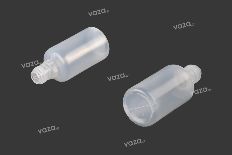 30ml plastic e-cigarette liquid bottle with child-resistant cap and dropper - available in a package with 50 pcs