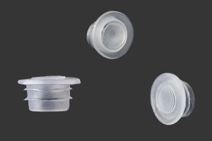 Tappo in plastica trasparente per bottiglie da oli essenziali-1