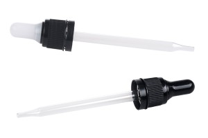 100 ml nipple dropper with black narrow tamper-proof cap and black or transparent rubber head - packed per piece-εικόνα_προϊοντική