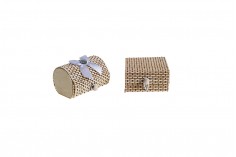 Ovales Bambus-Kästchen für Gastgeschenke