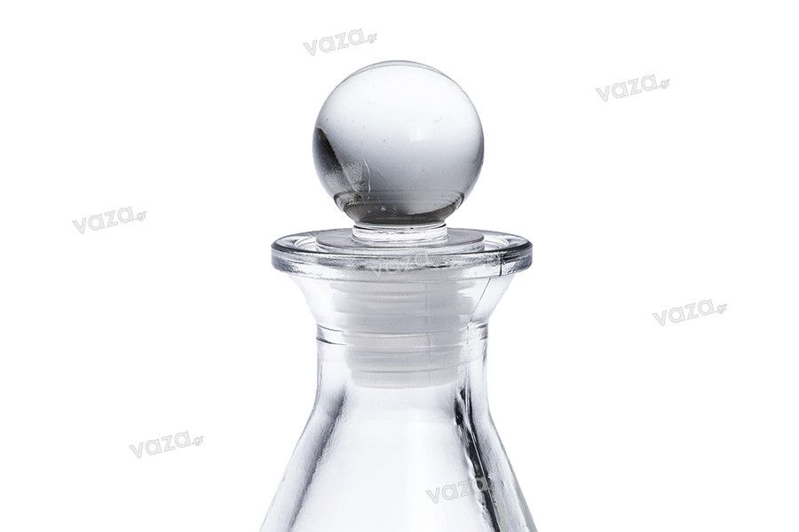 Carafă de sticlă 150ml cu dop de sticlă