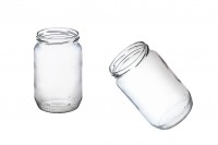 Pot en verre de forme cylindrique 720 ml - pour 1 kg de miel * - 50 pcs