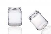 A standard 212 ml glass jar for sweet preserves - 28 pcs