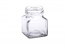 106ml square honey jar, 82TO (deep) finish 
