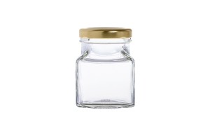 Viereckiges Glas für Honig 106ml T.O 48-εικόνα_διαστάσεις