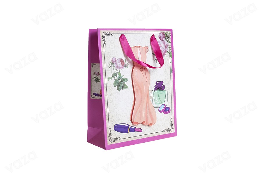 Sac cadeau en papier 3-D, motif « robe orange », taille « M », 260 x 100 x 320 mm Sac cadeau en papier 3-D, motif « robe orange », taille « M », 260 x 100 x 320 mm-εικόνα_προϊοντική