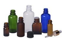 Essential oils bottles