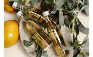 Porzioni d'olio di oliva