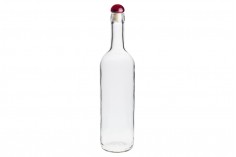 Bottiglia di vino da 750 ml Leggera trasparente (F19)