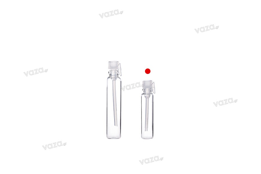 Γυάλινο φιαλίδιο για tester αρωμάτων 1 ml - 1000 τμχ