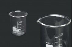Bécher en verre cylindrique de 100 ml
