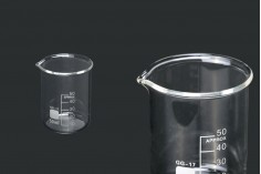 Bécher en verre cylindrique de 50 ml
