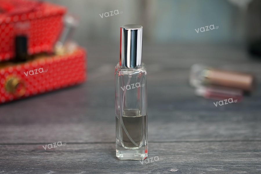 Parfüm Flakon 30ml mit Sicherheitsverschluss ''Crimp'' 15 mm