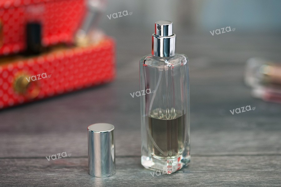 Flacon de parfum de 30 ml en verre serti de 15 mm