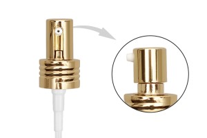 Pumpe für Cremes PP 24 aus Aluminium mit Deckel-εικόνα_σύνθεση
