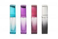 20ml gradient color perfume bottle with spray pump and cap